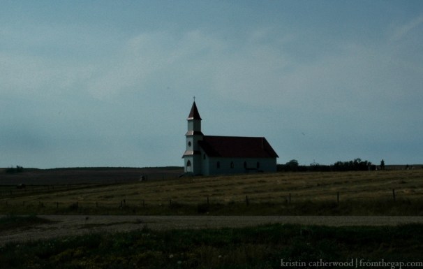 A true country church, though there is an old schoolhouse across the road and a couple of abandoned farms. Though isolated and lonely now, this spot was no doubt once the centre of a rural community. September 2, 2013. 
