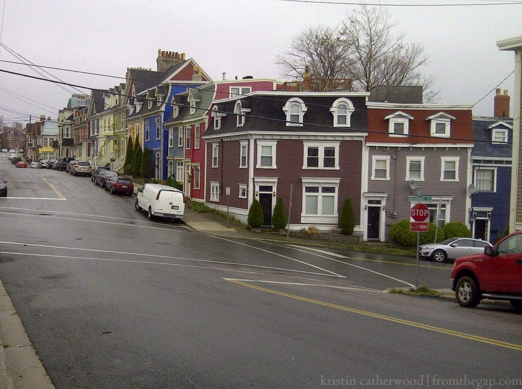 Cochrane Street and Gower Street, St. John's. November 3, 2012. 